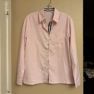 Pink Striped Button Down Shirt